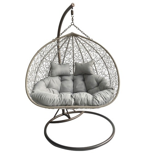 Double egg swing chair-248-1162