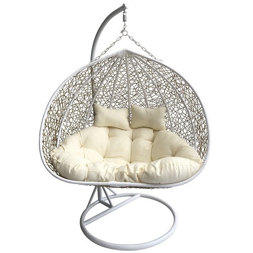 Double egg swing chair-248-1162