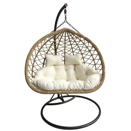 Double egg swing chair-248-1184