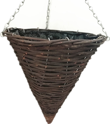 Rattan cone hanging basket-RBC-07