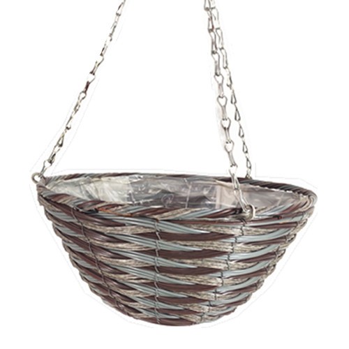 PE rattan round hanging basket-RBR-12 - copy