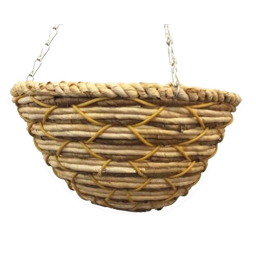 Banana leaf round hanging basket - RBR-19
