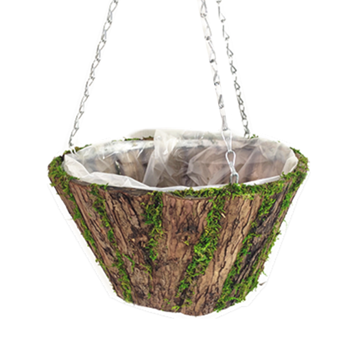 Wooden round hanging basket-RBR-21