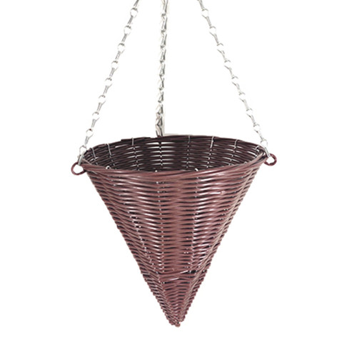 PE rattan hanging basket-RBC-09