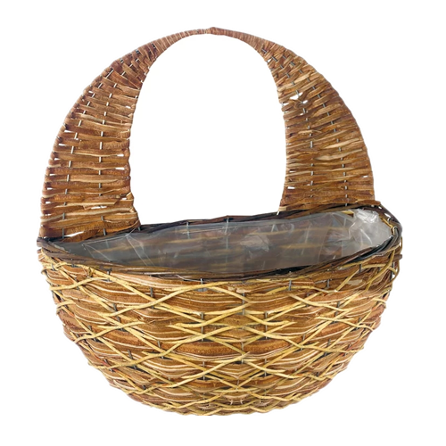 Rattan Chip Wall Basket - RBW-11