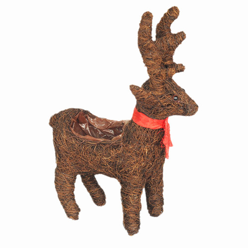 Rattan Christmas reindeer - -AP05