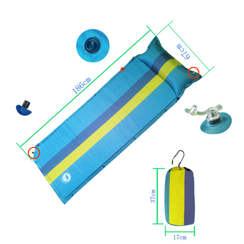 Outdoor automatic inflatable sleeping bag