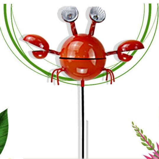 Iron Garden Stake - crab