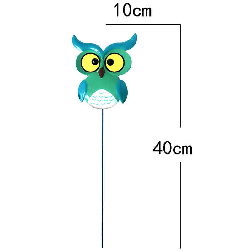 Iron Garden Stake - Owl