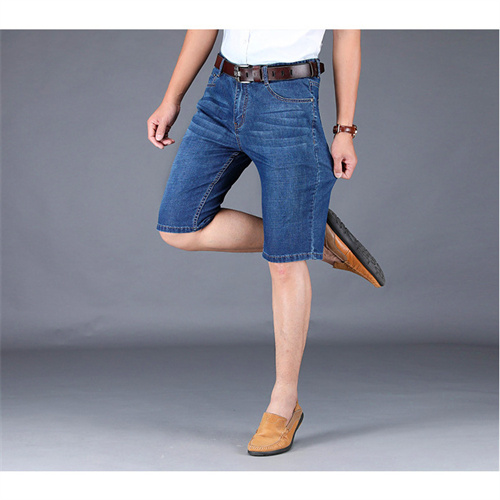 Denim shorts jeans for men - blue