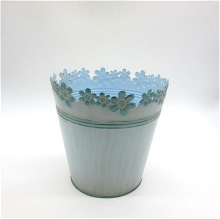 Hollowing metal flower pot -16MX611
